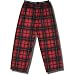 Calvin Klein Microfiber Flannel Lounge Pants for Boys in Red/Black plaid