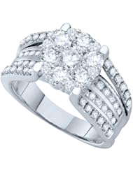 2.00CT-DIA FLOWER RING