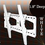Cheetah Mounts White APTMMW Tilt Wall Mount for 32-55 Plasma and LCD TVs and Displays