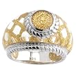 Resin & Yellow Laser Finish Ring Sizes: 5-9
