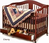 Baby: Medium picture for Stork Craft Rochester Stages Crib With Drawer In Cherry
