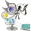 CRYSTOCRAFT Freestanding Swarovski Crystal Flying Angel