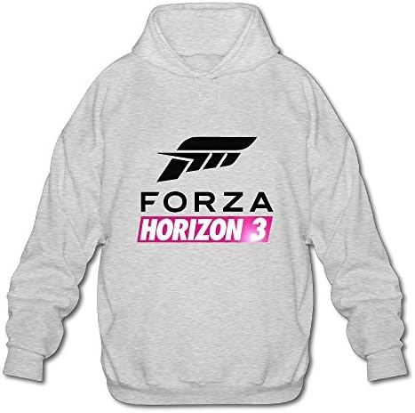Boro Lin Men's Forza Horizon 3 Logo Hoodies Size M Ash