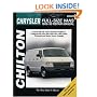 Chrysler: Full-Size Vans 1989-98: Covers all U.S. and Canadian models of Dodge B150, 250, 350, Ram Van 1500, 2500; Cutaway and Motor Home Chassis (Chilton's Total Car Care Repair Manual)