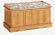 All new item Light oak finish cedar chest with padded top By Coaster