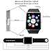 eMARS Smart Watch Bluetooth with 16 GB SD Card and Sim Card Slot for Android Samsung S5/S6/Note 4/5 HTC/Sony/LG and iPhone 5/5S/6/6 Plus Smartphones - Gold