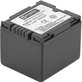 Panasonic PV-GS250 Camcorder Battery Lithium-Ion (1600 mAh) - Replacement for Panasonic CGA-DU14U Battery