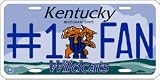 Kentucky Wildcats #1 Fan Metal License Plate **