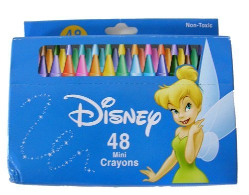 Childrens Toyshop  Toys : Disney princess Tinker bell Tinkerbell 48 pcs crayons