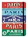 Cavallini Guide Notebooks Paris 5 x 7