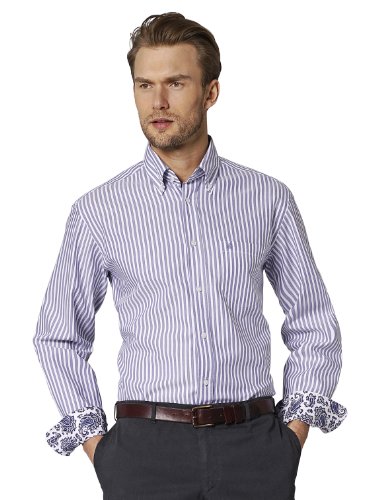 Bogner Men Herren Freizeithemd Regular Fit, gestreift 