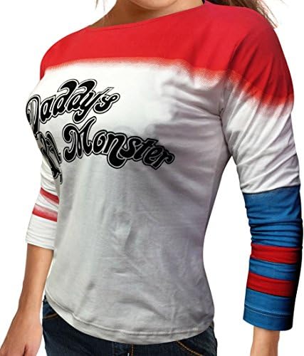 Suicide Squad Harley Quinn Daddy's Lil Monster Women T-Shirt (S)