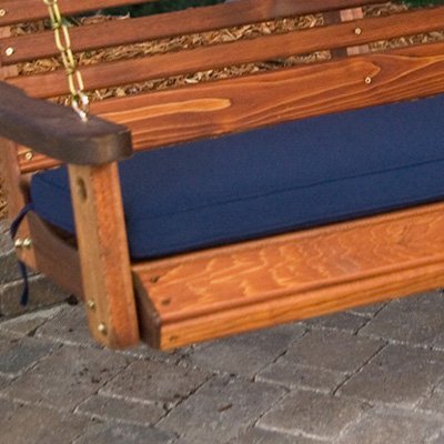 Coral Coast 5 ft. Great American Porch Swing and Glider Cushion - M034-1-PS034-FOREST GREEN