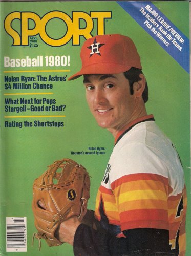 NOLAN RYAN HOUSTON ASTROS SPORT APRIL 1980!