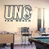 Ncaa Wall Mural Vinyl Sticker Sports Logos North Carolina Tar Heels (S650)
