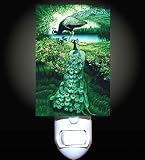Garden Peacocks Decorative Night Light
