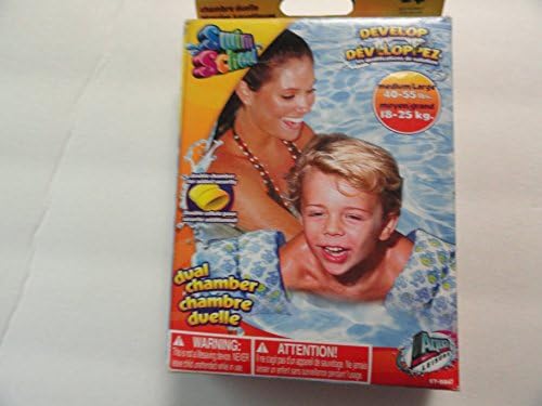 Swim School Dual Chamber Arm Floaties 40-55 Pounds