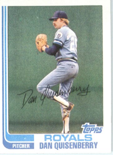 1982 Topps # 264 Dan Quisenberry Kansas City Royals Baseball Card