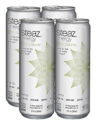 Steaz Zero Calorie Berry Energy Drink  12-Ounce Cans (Pack of 24)