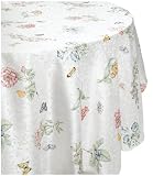 Lenox Butterfly Meadow 60-inch by 84-inch Oval Tablecloth