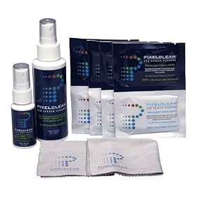 PixelClean Deluxe Kit LCD Screen Cleaner (Perfect For Cleaning Laptop Screens, LCD & Plasma TV's And Monitors)