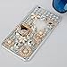 efriend Bling Diamond 3D Golden Case for iPhone 6 Plus Bundle with Stylus and Soft Cloth Logo