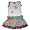 Lipstik Girls - Girls Skirt Set, White, Aqua, Pink (Size 7)