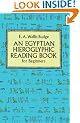 An Egyptian Hieroglyphic Reading Book for Beginners