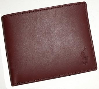 Men's Polo Ralph Lauren Passcase Wallet Brown Men's Polo Ralph Lauren Passcase Wallet Brown