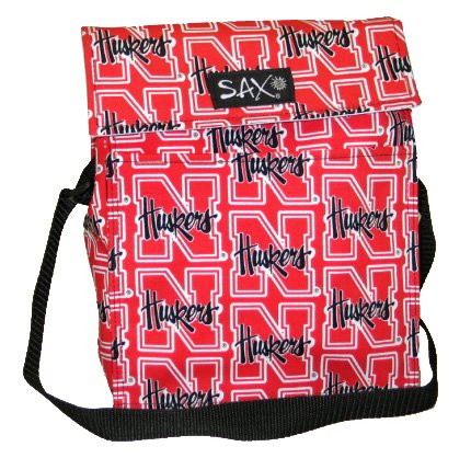 University Nebraska Logo Huskers Lunch Tote Insulated Bag COOLER Lunchbox Tote Lunchboxes SEARCH BROAD BAY LUNCH FOR OTHER DESIGNS - AFTER CHRISTMAS GIFT IDEAS for HIM or HER Kids Boys Girls Men Ladies NO Lead Lead-Free