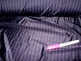 Fabric Lycra Midnight and Black Ghost Striping F424