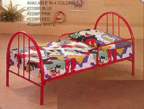 Childrens Toyshop  Toys : Coaster Children's Crib Size Bed - WHITE Finish