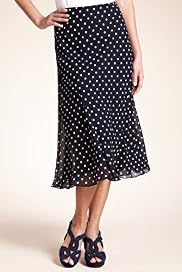 Classic Collection Flared Hem Spotted Skirt
