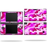 Protective Vinyl Skin Decal Cover for Nintendo DSI Pink Camo