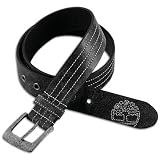 Timberland - Timberland Men's Embroidered/Stitched Detail Belt