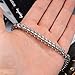 Opk Jewelry Fashion Stainless Steel Men's Bracelet Chain Wristband Bangle Men's Jewelry Gift 9.44 Inch