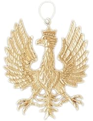 Dazzlers Solid 14k Gold Flying Eagle Charm Pendant Available in three colors from jewelsberry (weights: 17.1 grams only)