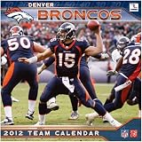 Turner Denver Broncos 2012 12 x12 Wall Calendar