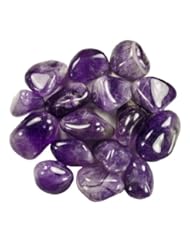 Home: Hypnotic Superior Materials: 1/2 lb Bulk Tumbled Banded Amethyst Stones from Africa - Natural Polished Gemstone Supplies for Wicca, Reiki, and Energy Crystal Healing *Wholesale Lot* - Hypnotic Gems