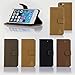 iPhone 6, 4.7 inch Leather Case Wallet cover / Wallet S - Premium STAND Flip Cover - with Built in Media Stand Feature, ID Credit Card / Cash and Inner Pocket Slots (GHS2®) Ultra Slim Protective + Screen Protector (Black)