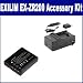 Casio Exilim EX-ZR200 Digital Camera Accessory Kit includes: SDM-1523 Charger, SDNP130 Battery