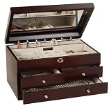 Jewelry Box in Walnut - Phoenix - Jewelry Boxes by Mele - 00872F09