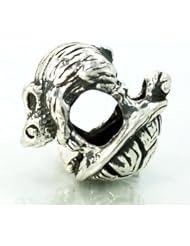 .925 Sterling Silver " Tortoise & the Hare " Bead Also Fits Pandora Chamilia Kay Etc. Bracelet