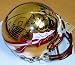 Charlie Ward and Bobby Bowden DUAL Autographed Florida State Seminoles CHROME Mini Helmet