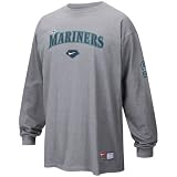 Nike Seattle Mariners Ash Practice Long Sleeve T-shirt