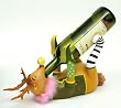 Resin Wine Bottle Holder Edison, Northern Lights [Kitchen]