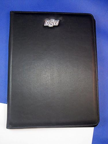 Oklahoma State University OSU Leather Notepad with Embossed Logo on Front
