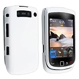 White Rubber Hard Case Cover For Blackberry Torch 9810