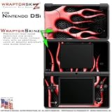 Nintendo DSi Skin Metal Flames Red WraptorSkinz Skins (DSi NOT INCLUDED)
