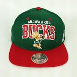 Mitchell & Ness Milwaukee Bucks 2 Tone Snapback Hat